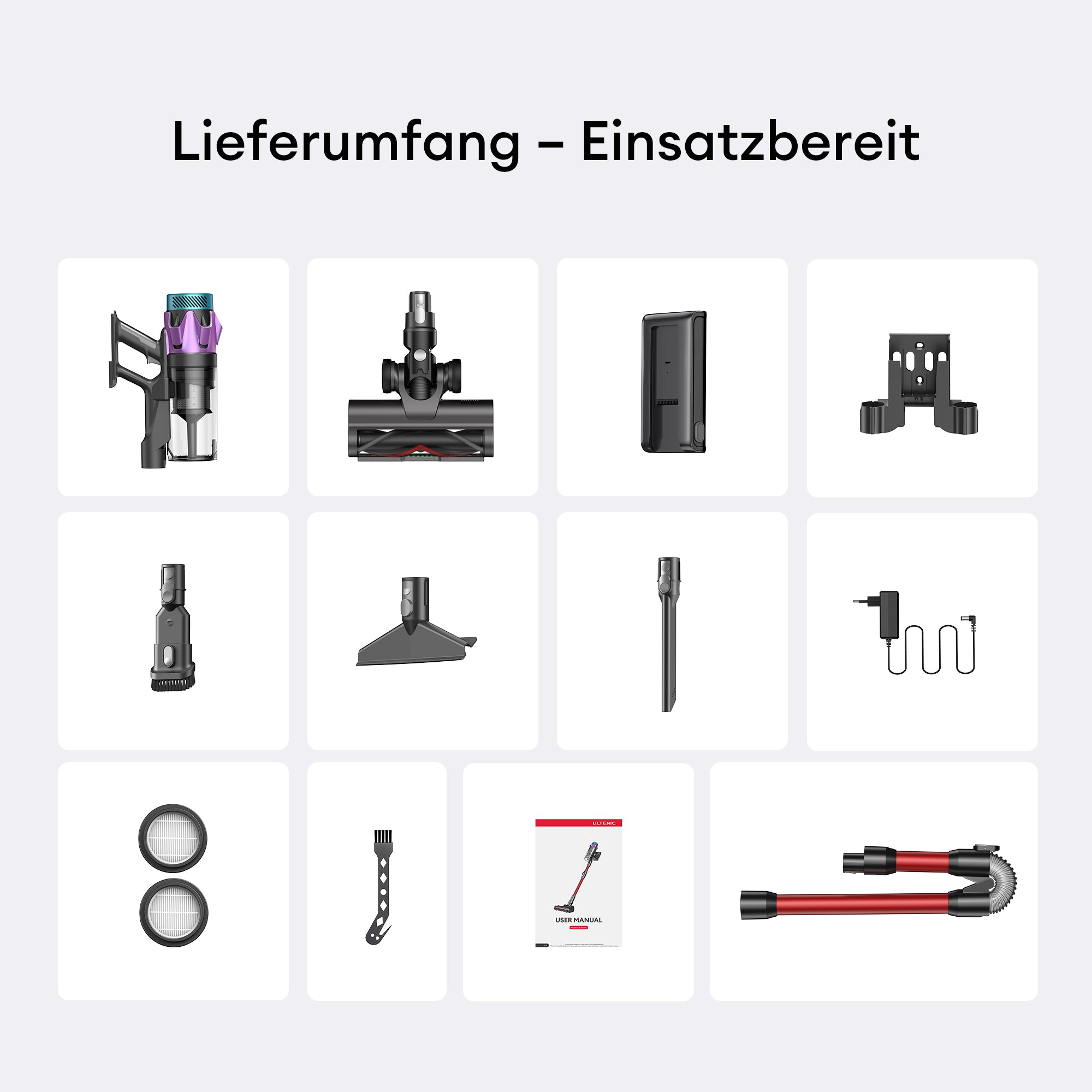 Ultenic U18 PowerPro Akku-Staubsauger