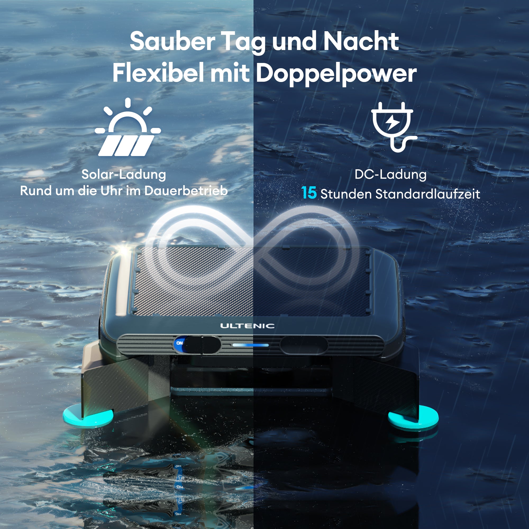 Ultenic Pooleco S1 Solar-Roboter-Poolskimmer