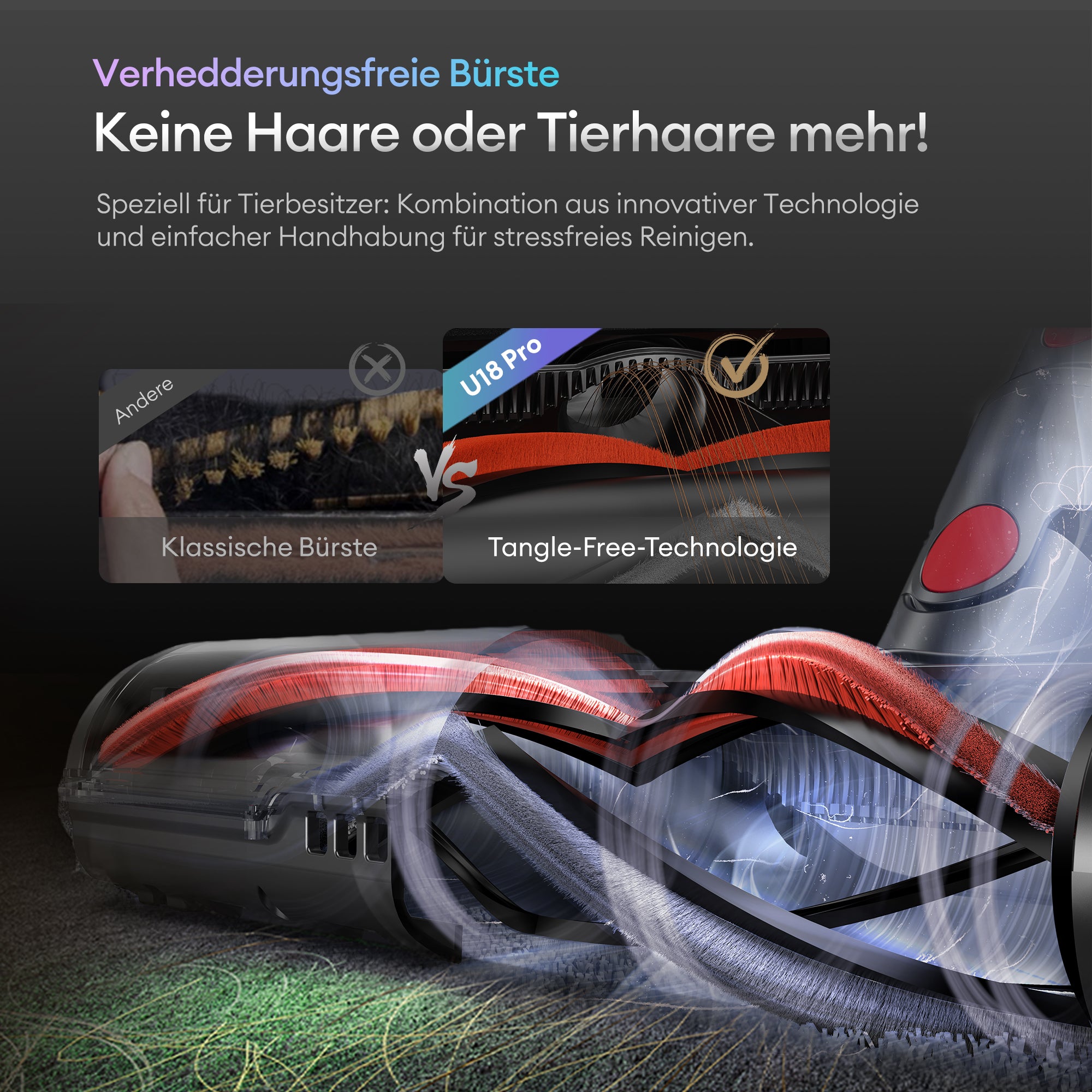 Ultenic U18 PowerPro Akku-Staubsauger