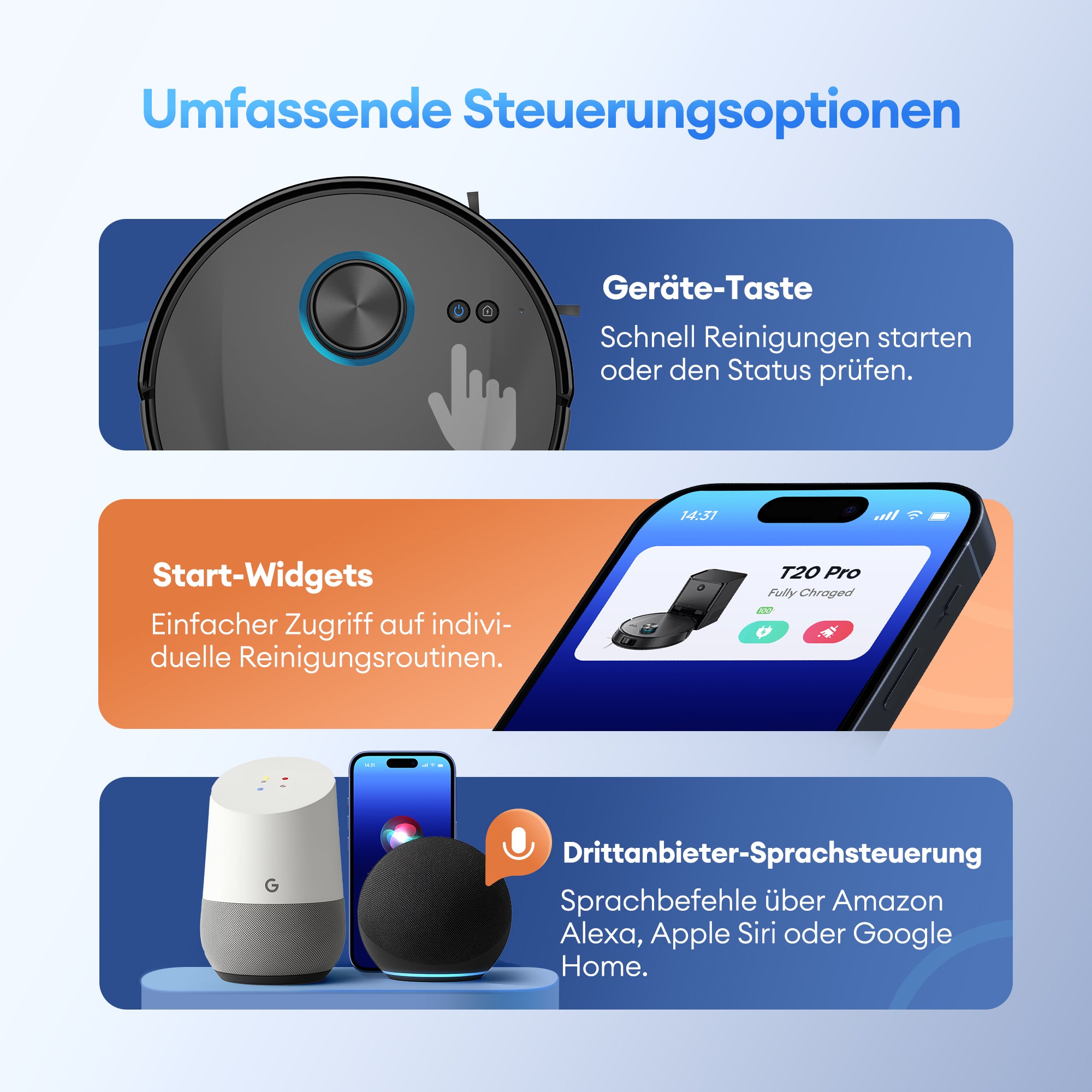 Odkurzacz robot Ultenic T20 Pro