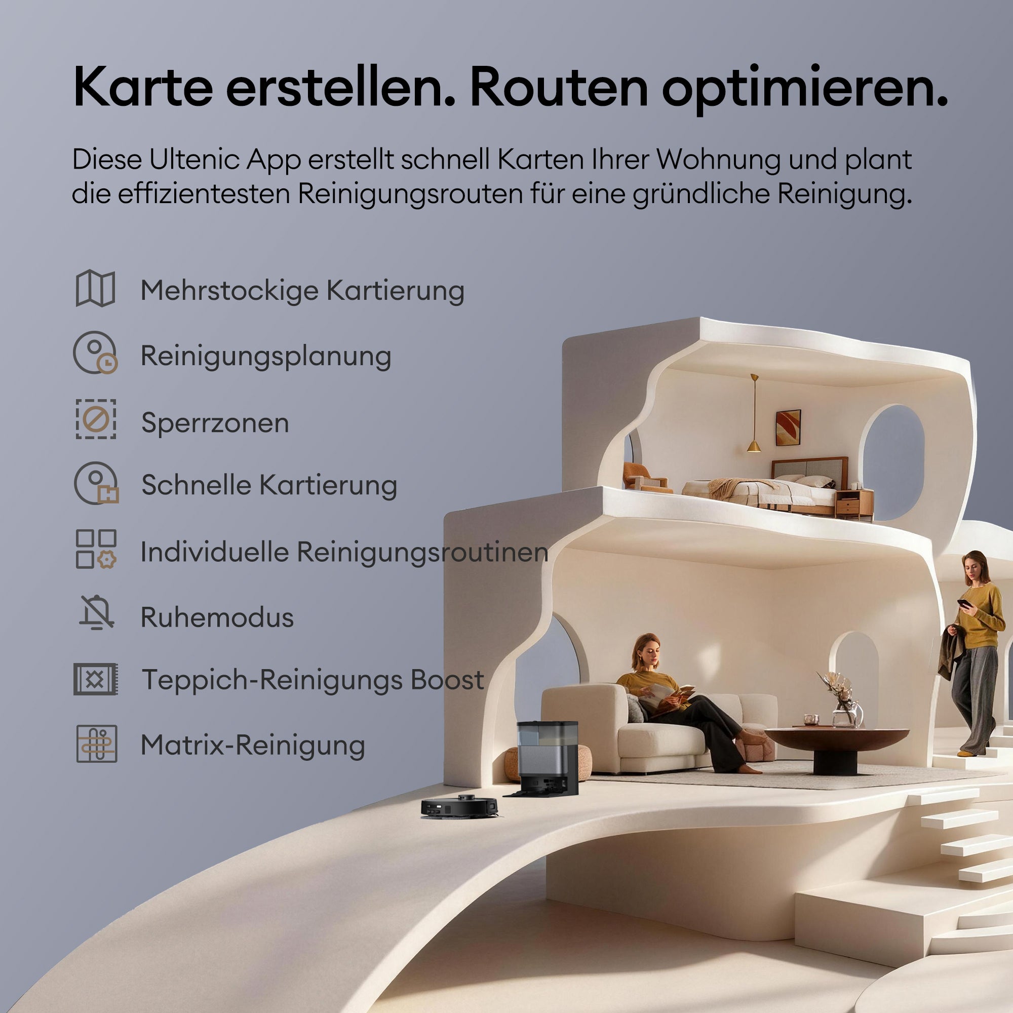 Ultenic MX50 Saugroboter