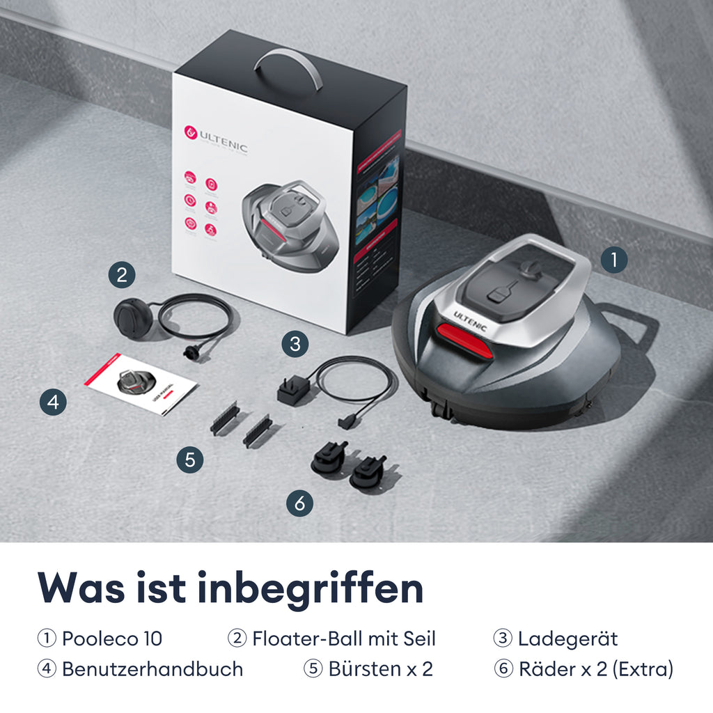 Refurbished Gerät : Pooleco 10 Poolroboter mit Fernbedienung