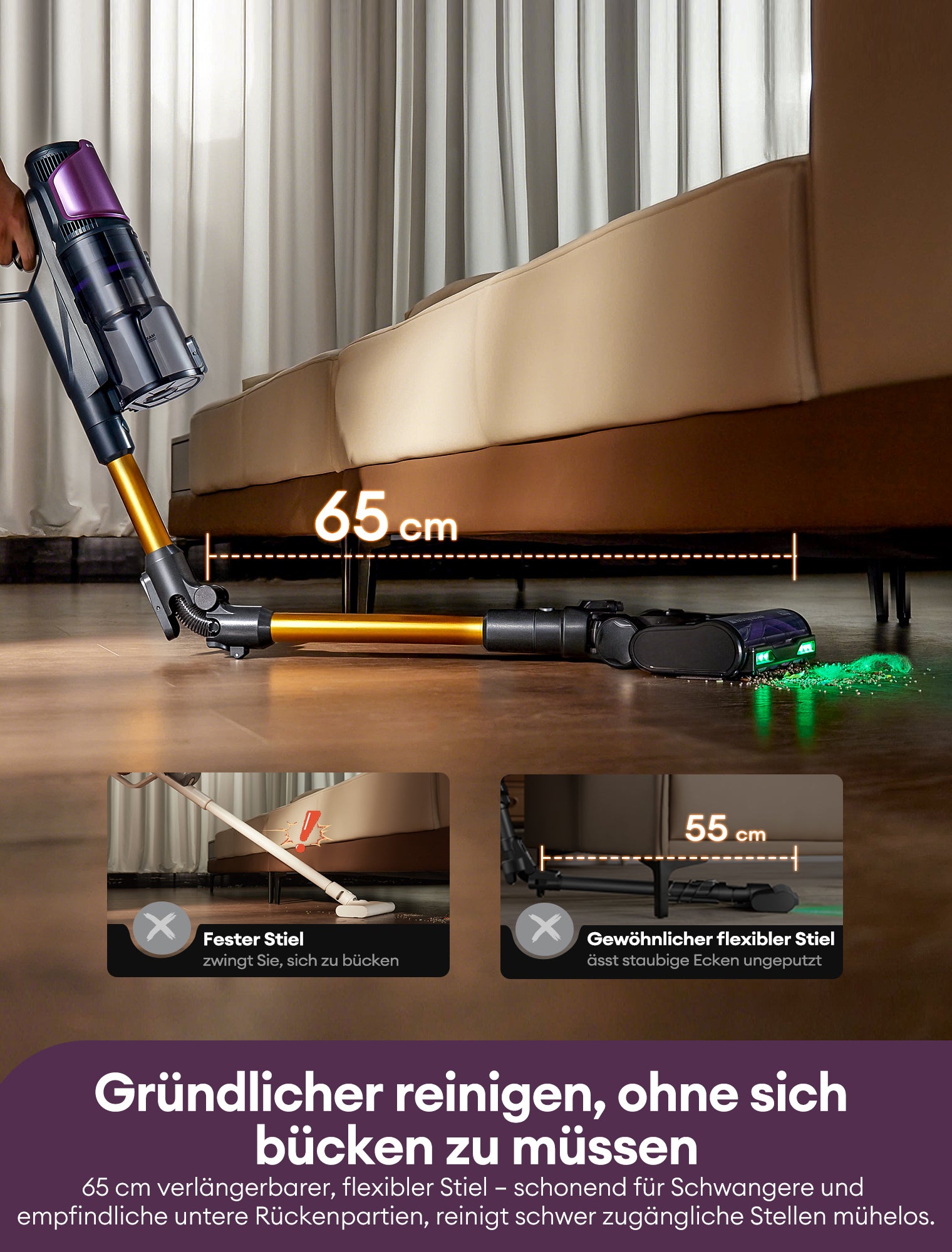 Ultenic U20 Mopper Akku-Staubsauger