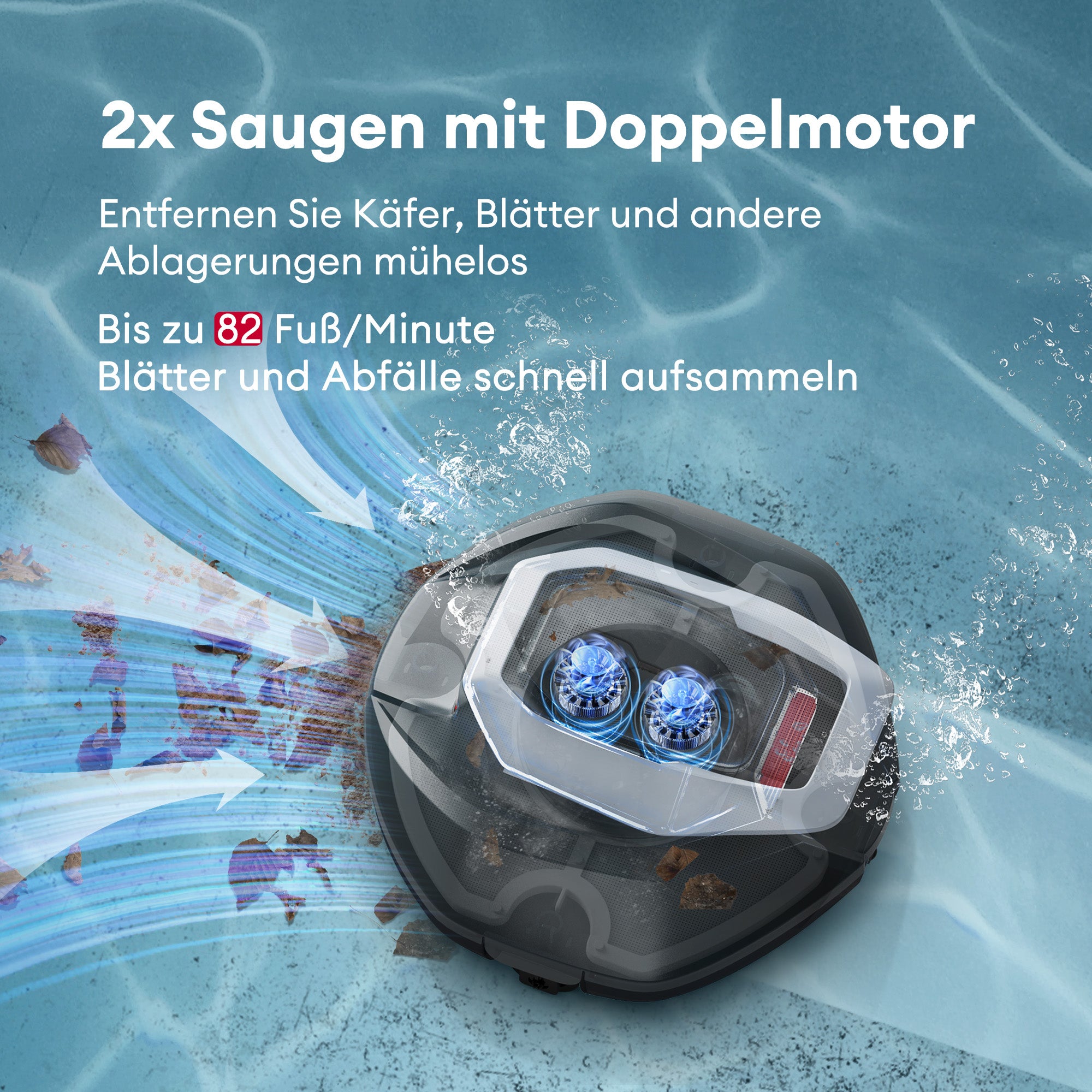 Bezprzewodowy robot basenowy Ultenic Pooleco z serii 10