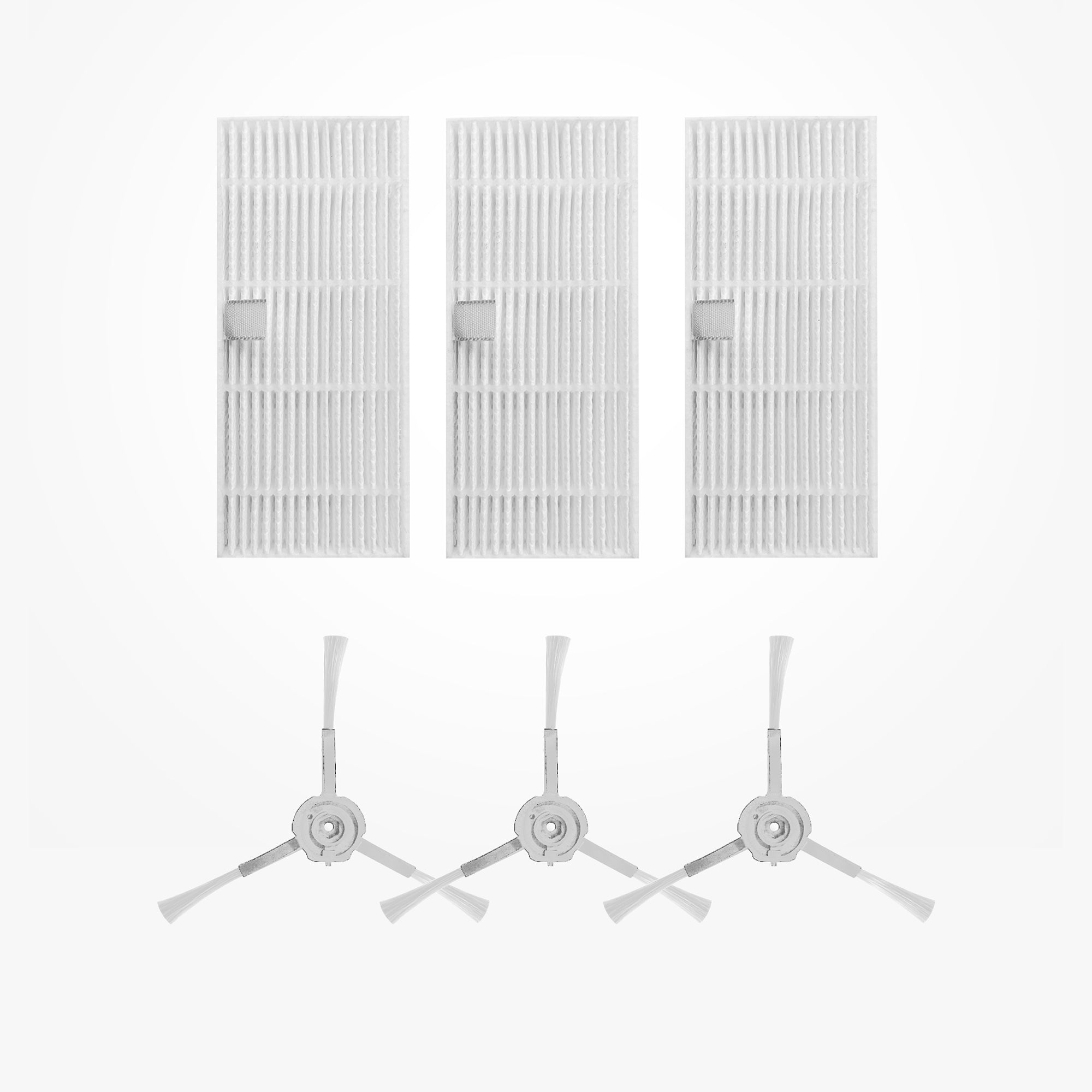 T10 accessoireset (HEPA-filter*3 + zijborstels*3)